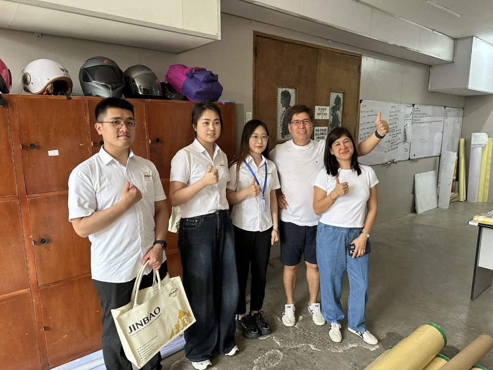 Jinbao PVC-visitas de produtos no solo em Manila & Quezon City (1 a 18 de abril) focam em focos de foco em PVC 