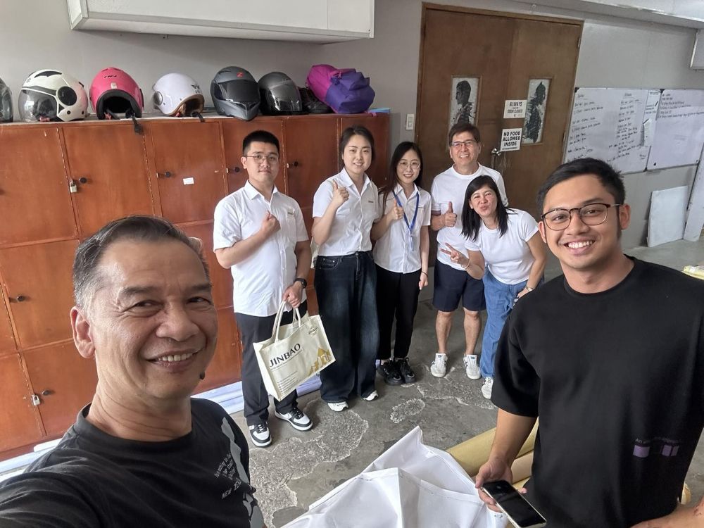 Jinbao PVC-Visitas de produtos no solo em Manila & Quezon City (1 a 18 de abril) se concentra nos painéis de placa de espuma de PVC e painéis de parede (5) 