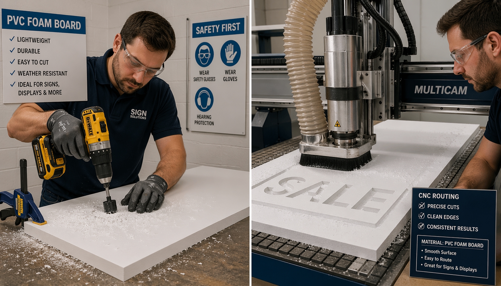 Como cortar e processar placa de espuma de PVC